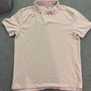 Old Navy Men's Light Pink Polo Shirt